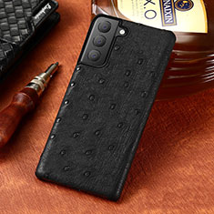 Coque Luxe Cuir Housse Etui HP1 pour Samsung Galaxy S22 Plus 5G Noir