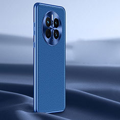 Coque Luxe Cuir Housse Etui JB1 pour Huawei Mate 50 Pro Bleu