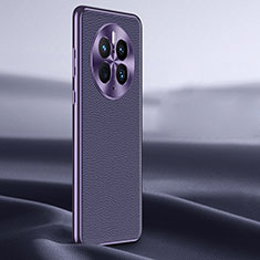 Coque Luxe Cuir Housse Etui JB1 pour Huawei Mate 50 Pro Violet