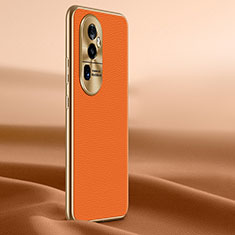 Coque Luxe Cuir Housse Etui JB1 pour Oppo Reno10 Pro+ Plus 5G Orange