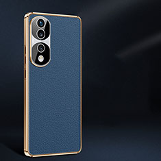 Coque Luxe Cuir Housse Etui JB2 pour Huawei Honor 70 Pro 5G Bleu