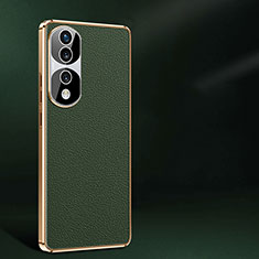 Coque Luxe Cuir Housse Etui JB2 pour Huawei Honor 70 Pro 5G Vert