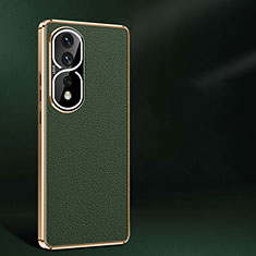 Coque Luxe Cuir Housse Etui JB2 pour Huawei Honor 80 Pro 5G Vert