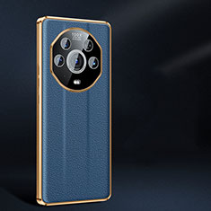 Coque Luxe Cuir Housse Etui JB2 pour Huawei Honor Magic3 Pro+ Plus 5G Bleu