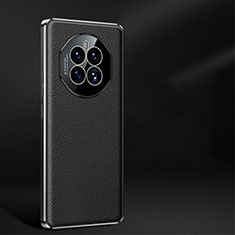 Coque Luxe Cuir Housse Etui JB2 pour Huawei Mate 50 Noir