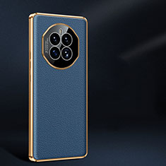 Coque Luxe Cuir Housse Etui JB2 pour Huawei Mate 50E Bleu