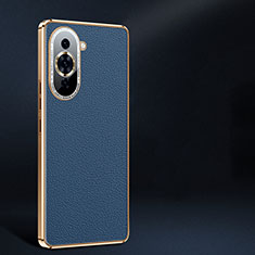 Coque Luxe Cuir Housse Etui JB2 pour Huawei Nova 10 Pro Bleu