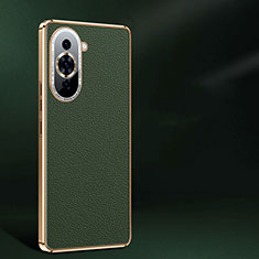 Coque Luxe Cuir Housse Etui JB2 pour Huawei Nova 10 Pro Vert