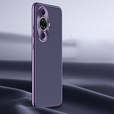 Coque Luxe Cuir Housse Etui JB2 pour Huawei Nova 11 Violet