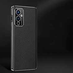 Coque Luxe Cuir Housse Etui JB2 pour OnePlus 9 5G Noir