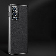 Coque Luxe Cuir Housse Etui JB2 pour OnePlus 9 Pro 5G Noir