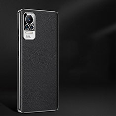 Coque Luxe Cuir Housse Etui JB2 pour Xiaomi Civi 5G Noir