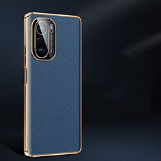 Coque Luxe Cuir Housse Etui JB2 pour Xiaomi Mi 11X 5G Bleu