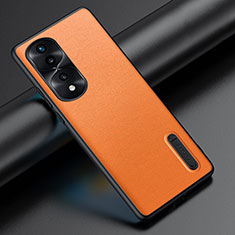 Coque Luxe Cuir Housse Etui JB3 pour Huawei Honor 70 Pro+ Plus 5G Orange