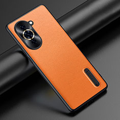 Coque Luxe Cuir Housse Etui JB3 pour Huawei Nova 10 Pro Orange