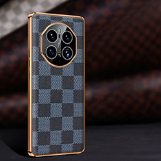 Coque Luxe Cuir Housse Etui JB4 pour Huawei Mate 50 Pro Bleu