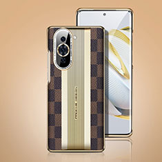 Coque Luxe Cuir Housse Etui JB4 pour Huawei Nova 10 Marron