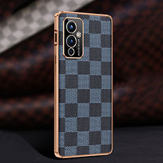 Coque Luxe Cuir Housse Etui JB4 pour OnePlus 9 5G Bleu