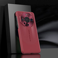 Coque Luxe Cuir Housse Etui JL1 pour Huawei Mate 60 Pro+ Plus Rouge