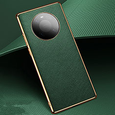 Coque Luxe Cuir Housse Etui K02 pour Huawei Mate 40 Vert