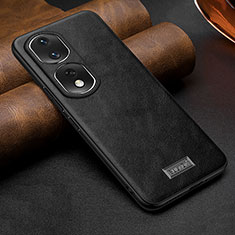 Coque Luxe Cuir Housse Etui LD1 pour Huawei Honor 80 Pro Flat 5G Noir