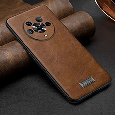 Coque Luxe Cuir Housse Etui LD1 pour Huawei Honor Magic4 5G Marron