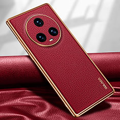 Coque Luxe Cuir Housse Etui LD1 pour Huawei Honor Magic5 5G Rouge