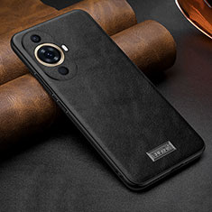 Coque Luxe Cuir Housse Etui LD1 pour Huawei Nova 11 Pro Noir