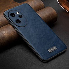 Coque Luxe Cuir Housse Etui LD2 pour Huawei Honor 100 Pro 5G Bleu