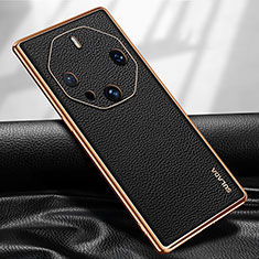 Coque Luxe Cuir Housse Etui LD2 pour Huawei Mate 60 RS Ultimate Noir