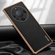 Coque Luxe Cuir Housse Etui LD3 pour Huawei Mate 60 Pro Noir