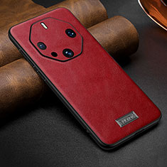 Coque Luxe Cuir Housse Etui LD3 pour Huawei Mate 60 RS Ultimate Rouge