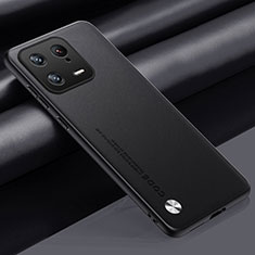 Coque Luxe Cuir Housse Etui LS1 pour Xiaomi Mi 13 Pro 5G Noir