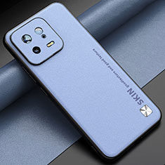 Coque Luxe Cuir Housse Etui LS2 pour Xiaomi Mi 13 Pro 5G Bleu Clair