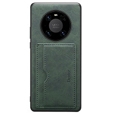 Coque Luxe Cuir Housse Etui MT2 pour Huawei Mate 50 Pro Vert