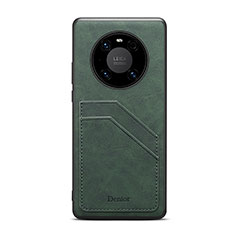 Coque Luxe Cuir Housse Etui MT3 pour Huawei Mate 50E Vert