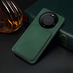 Coque Luxe Cuir Housse Etui MT4 pour Huawei Mate 60 Pro+ Plus Vert