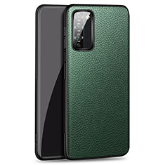 Coque Luxe Cuir Housse Etui pour Huawei Honor 30 Lite 5G Vert