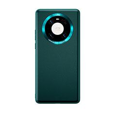 Coque Luxe Cuir Housse Etui pour Huawei Mate 40E 4G Cyan