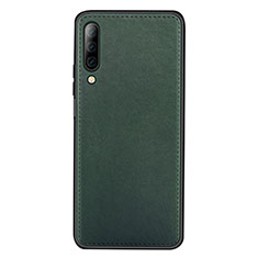 Coque Luxe Cuir Housse Etui pour Huawei P Smart Pro (2019) Vert