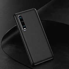 Coque Luxe Cuir Housse Etui pour Oppo Find X2 Pro Noir