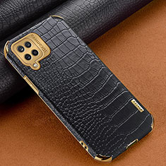 Coque Luxe Cuir Housse Etui pour Samsung Galaxy A12 5G Noir