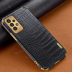 Coque Luxe Cuir Housse Etui pour Samsung Galaxy A13 4G Noir