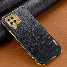 Coque Luxe Cuir Housse Etui pour Samsung Galaxy A22 4G Noir