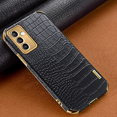 Coque Luxe Cuir Housse Etui pour Samsung Galaxy A82 5G Noir