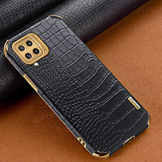 Coque Luxe Cuir Housse Etui pour Samsung Galaxy M32 4G Noir