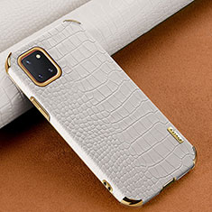 Coque Luxe Cuir Housse Etui pour Samsung Galaxy Note 10 Lite Blanc