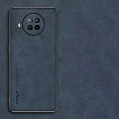 Coque Luxe Cuir Housse Etui pour Xiaomi Mi 10T Lite 5G Bleu