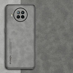Coque Luxe Cuir Housse Etui pour Xiaomi Mi 10T Lite 5G Gris