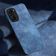 Coque Luxe Cuir Housse Etui pour Xiaomi Mi 11i 5G Bleu